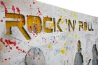 Dipinto Su Tela Rock N Roll Cm 120X3X60