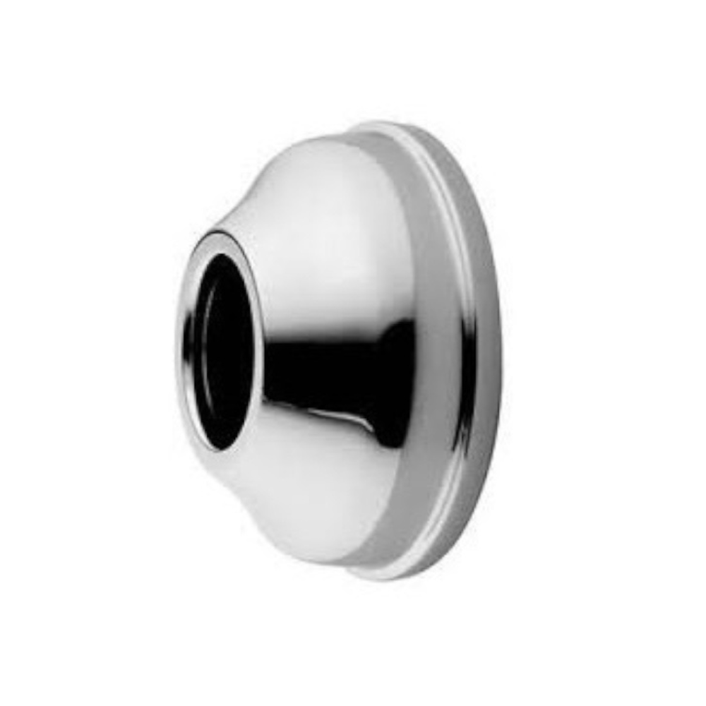 Rosone sagomato ottone cromato 75 mm *** misura Ø30, confezione 1