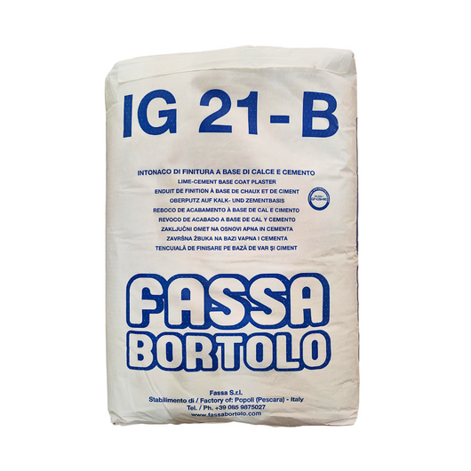 Ig 21 intonaco finitura base calce cemento bianco esterni interni sacco 25 kg