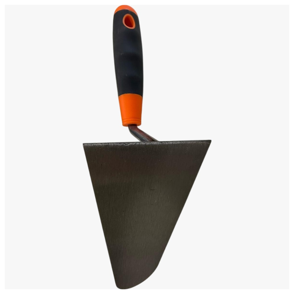 Cazzuola punta tonda da 160 mm manico ergonomico antiscivolo lavori muratura