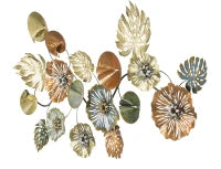 Pannello In Ferro Leaf  Cm 117X7X74