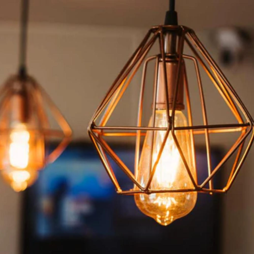 Optonica lampadina candela led attacco e27 luce calda vetro dorato dimmerabile