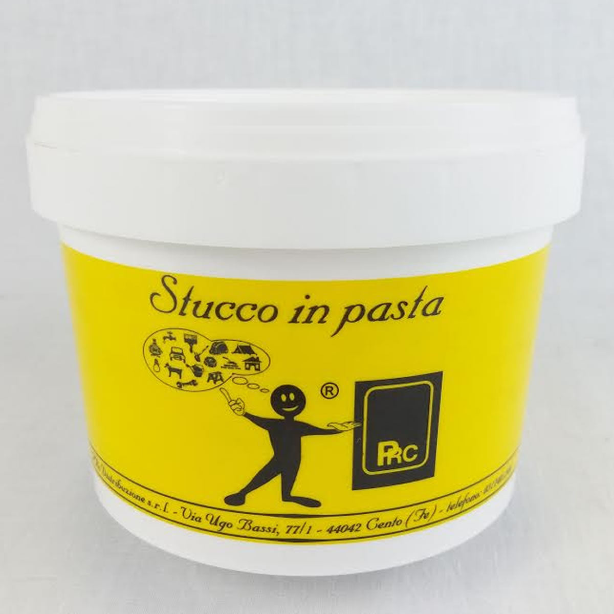 Stucco in pasta 1 kg prc per stuccatura su muro, legno e superfici porose