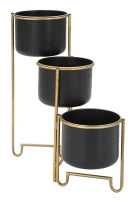 Porta Vasi 3 Goldy Cm 68X22,5X55