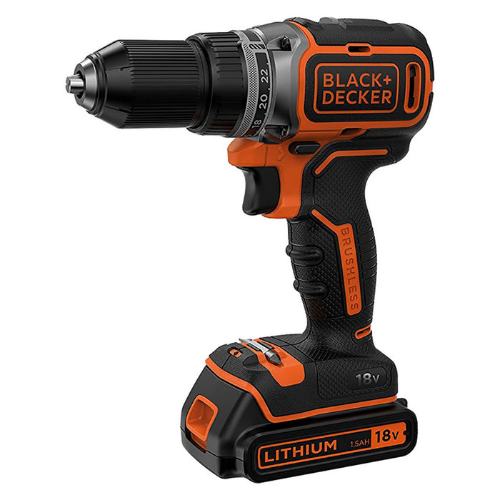 trapano avvitatore a batteria 'bl186k-qw' 18v - 1,5 ah litio cod:ferx.5130006nlm