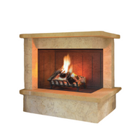 Camino gallipoli rivestimento focolare prefabbricato ghisa ds90 aperto a sinistra