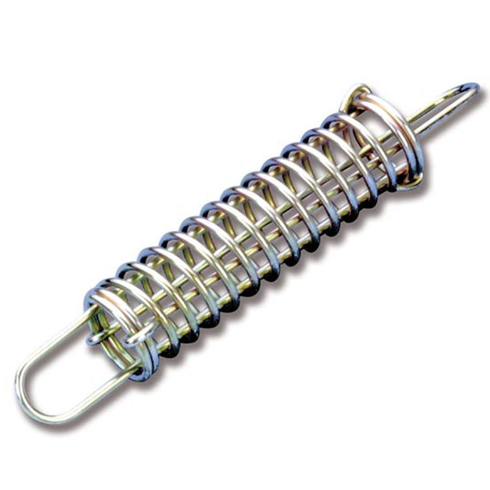 Molla antistrappo per ormeggio in acciaio zincato alta resistenza lunghezza mm 270