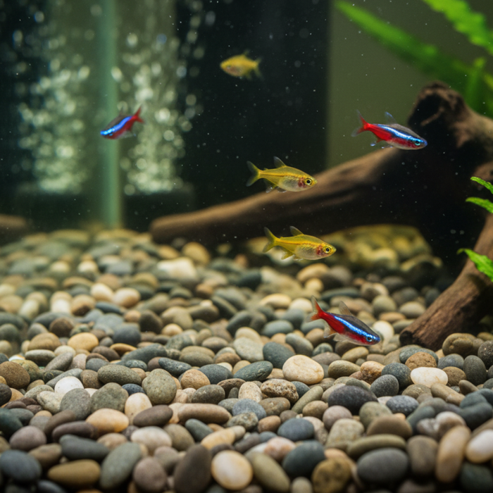 Ciottoli grigio ghedi per decorazione esterna elegante *** misura 20/30, formato 25 kg, confezione 1