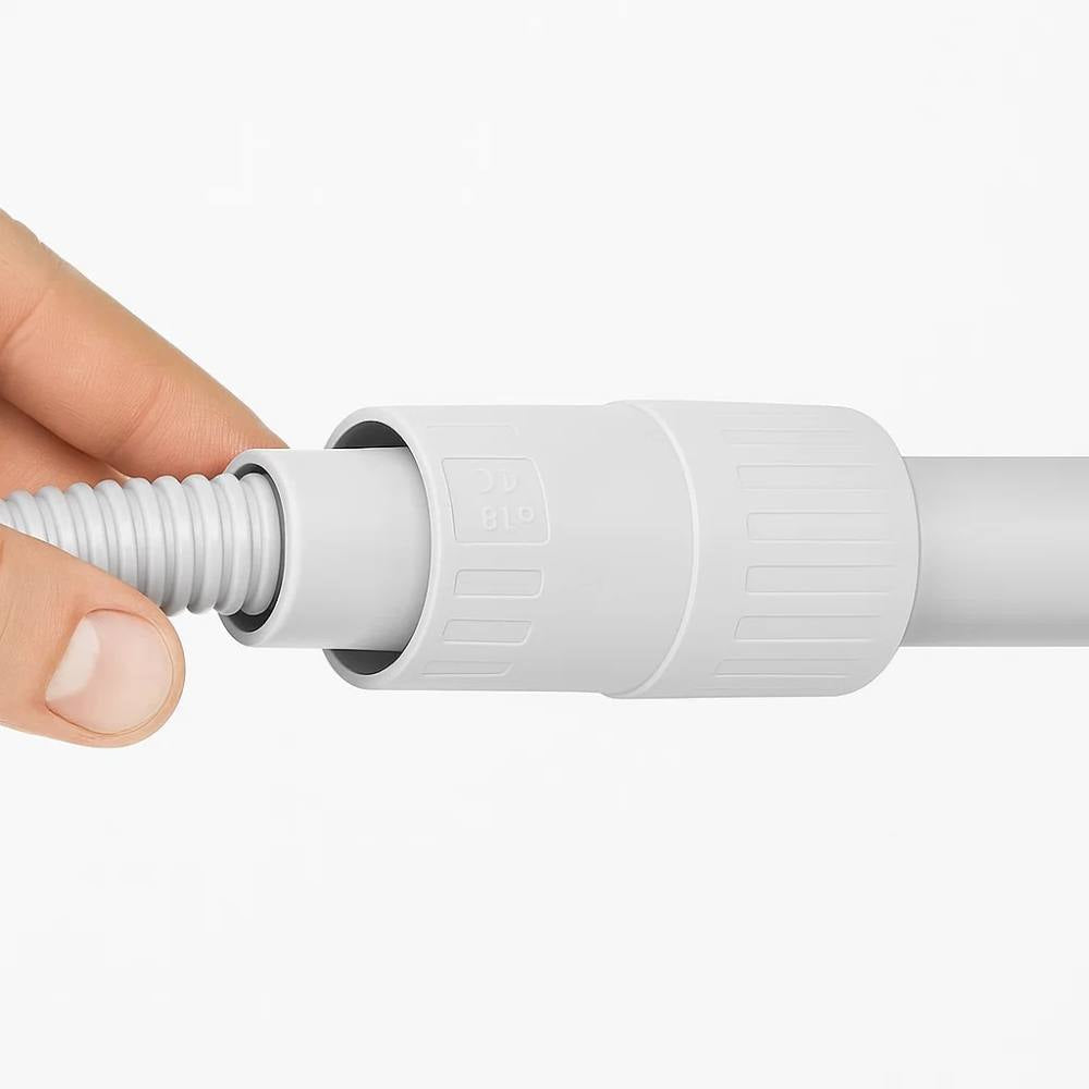 Raccordo dritto faeg ip65 per tubo guaina elettrica in tecnopolimero *** diametro 16 millimetri, confezione 1