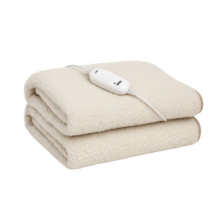 Termocoperta elettrica in lana sintetica zephir con sicurezza e comfort *** numero posti 1 piazza, confezione 1
