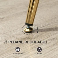 Poltrona a Conchiglia, Poltroncina Vintage, Poltroncina da Camera e Salotto, Design Elegante, con Schienale Alto, 76x67x74cm, Grigio