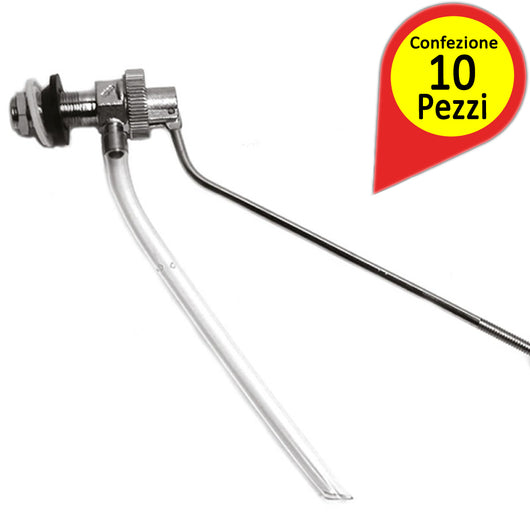 Galleggiante rubinetto catis da 3/8" pezzi 10 idraulica scarico wc