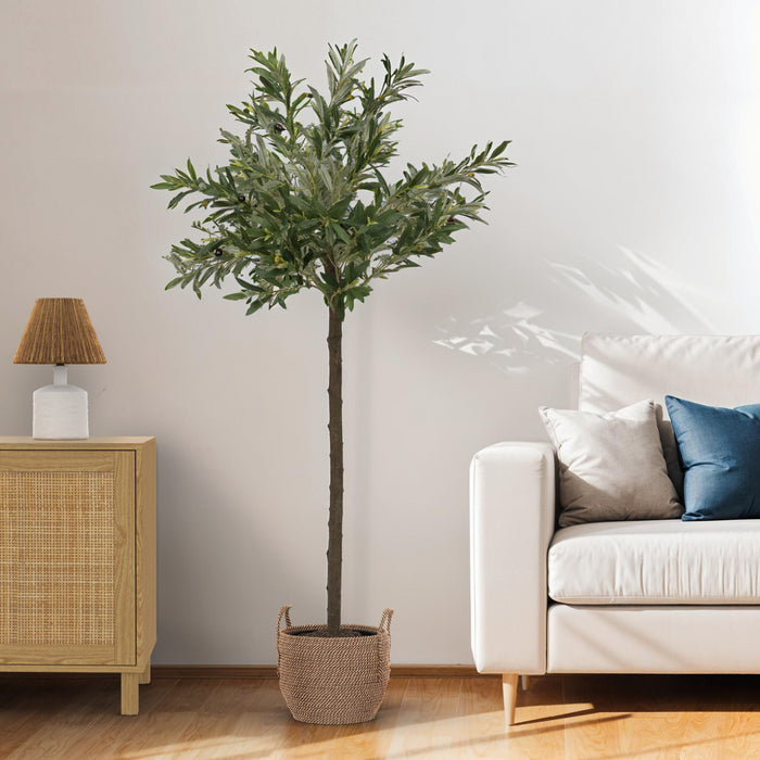 IDMarket - Ulivo artificiale alto 150 cm