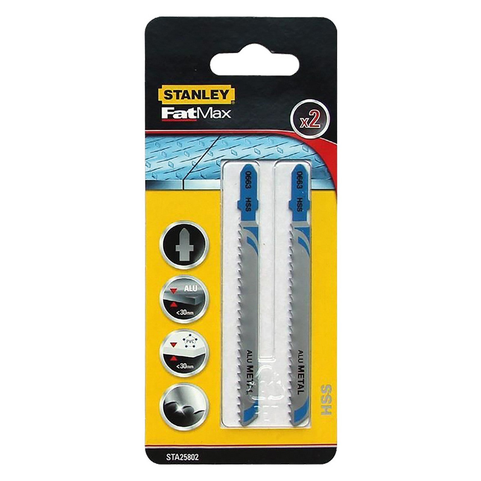 lama per seghetto alternativo '25802' 25802 - 2 pz cod:ferx.5123040nlm