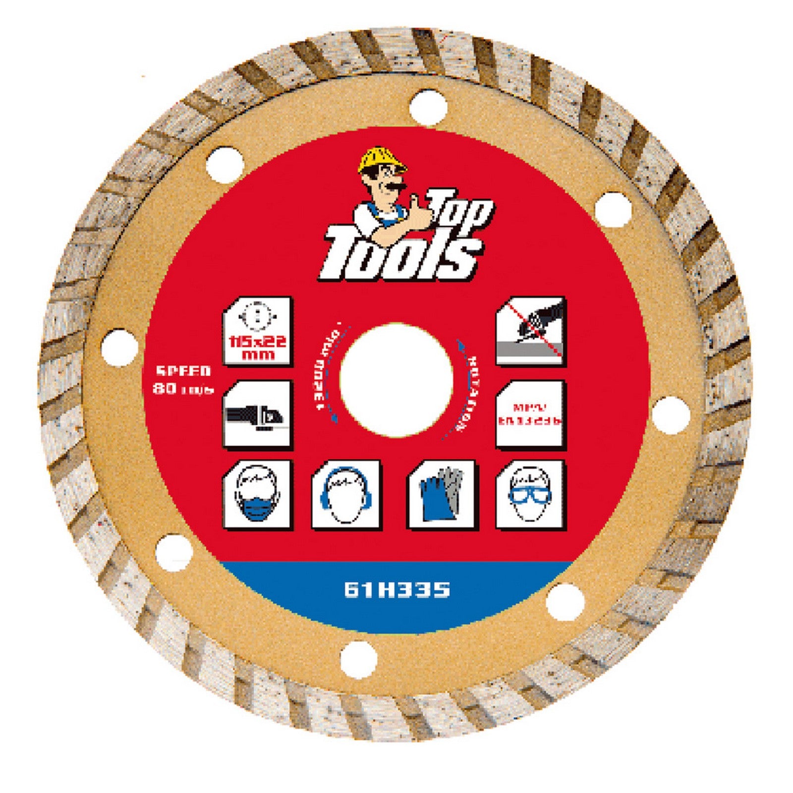 disco diamantato ø 115 mm - foro 22,2 mm codice 5012238 cod:ferx.5012238nlm