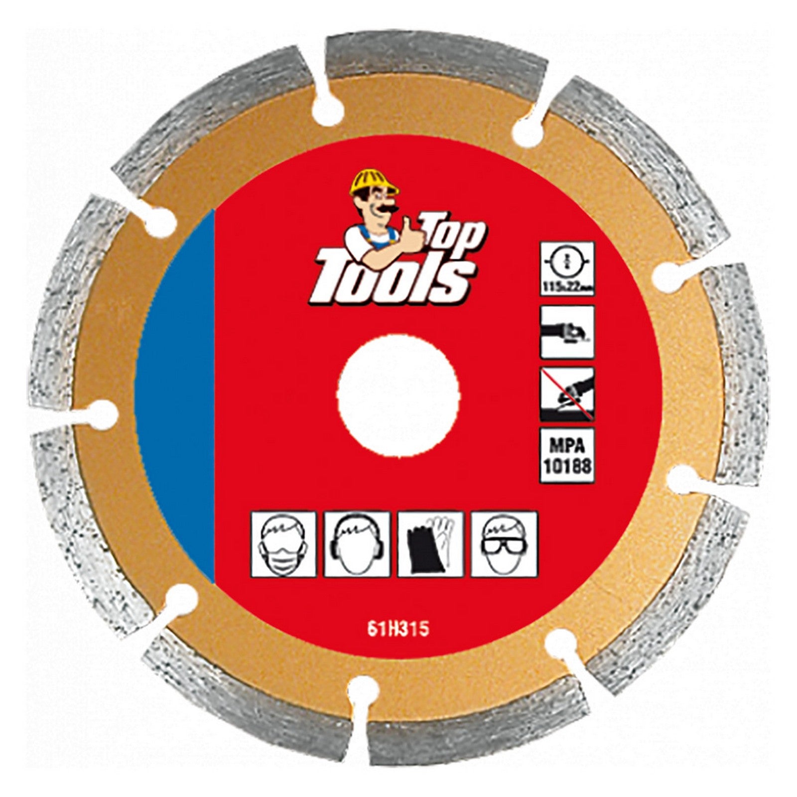 disco diamantato ø 115 mm - foro 22,2 mm codice 5012230 cod:ferx.5012230nlm