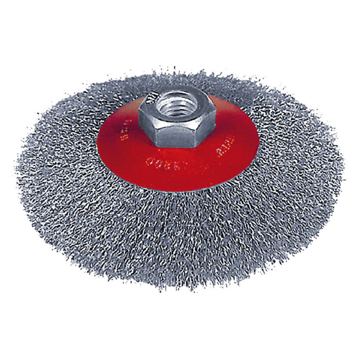 spazzola conica per smerigliatrice ø mm 95 codice 502762 cod:ferx.502762nlm