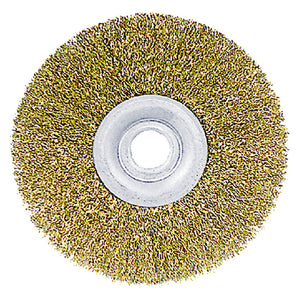 spazzola circolare per mola ø mm 150 - kit fori da mm. 16 a 25 cod:ferx.502714nlm