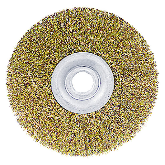 spazzola circolare per mola ø mm 150 - kit fori da mm. 16 a 25 cod:ferx.502714nlm