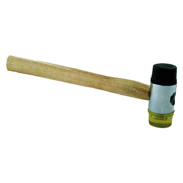 mazzuola con testa gomma/fibra testa ø mm 32 cod:ferx.502385nlm