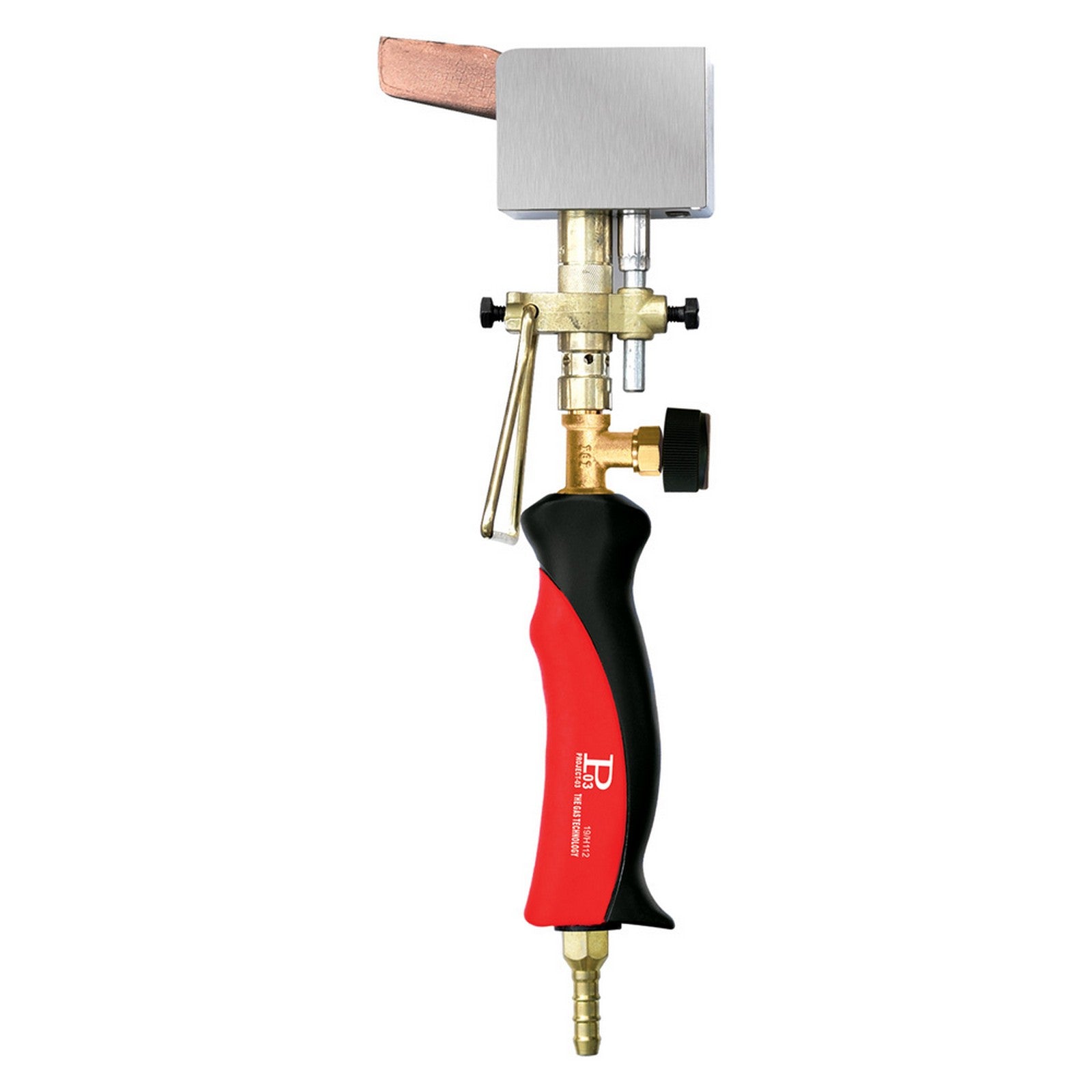 cannello saldatore con mazza in rame con mascherina parafiamma cod:ferx.505412nlm