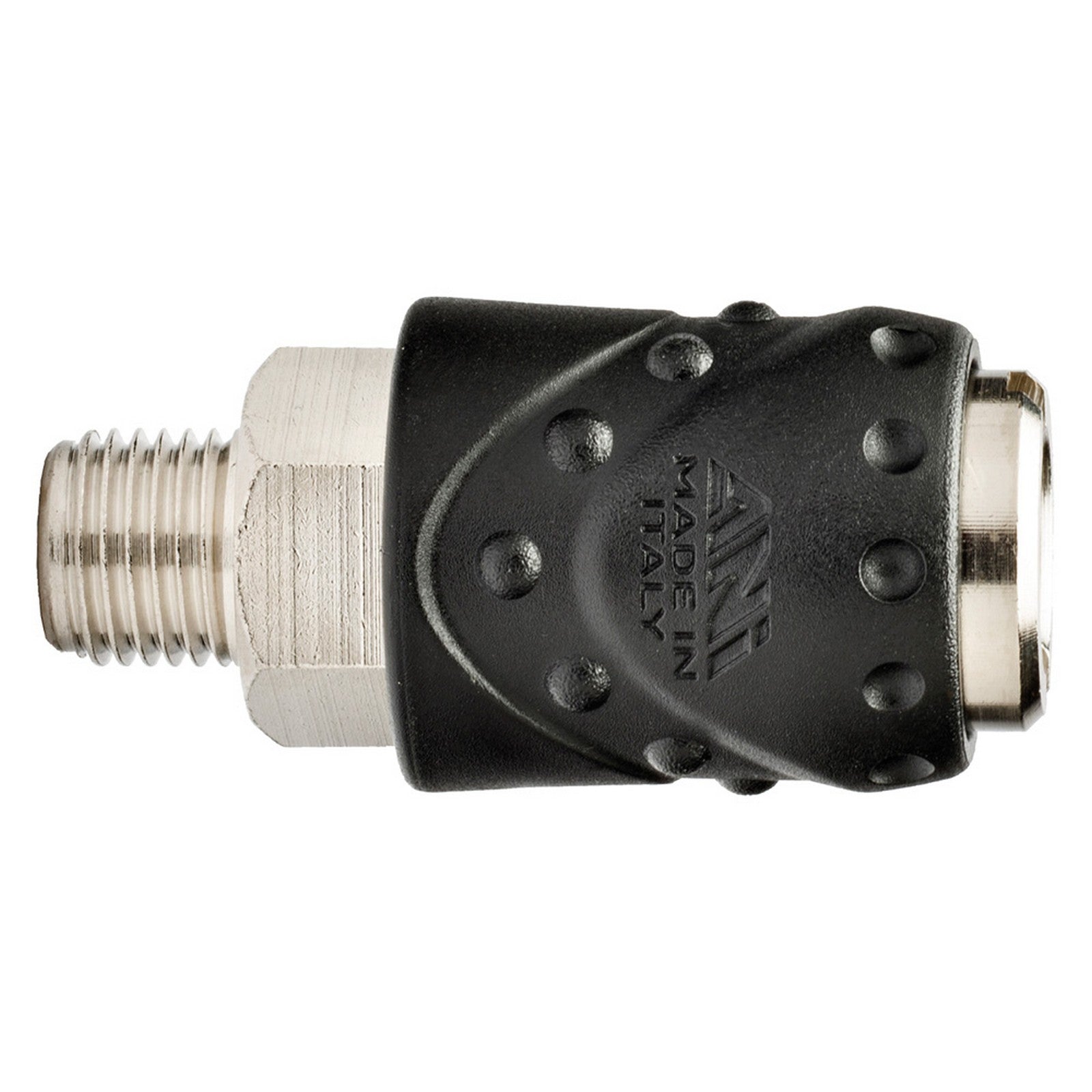 rubinetto rapido universale a sfere filettato masc 1/4 cod:ferx.503750nlm