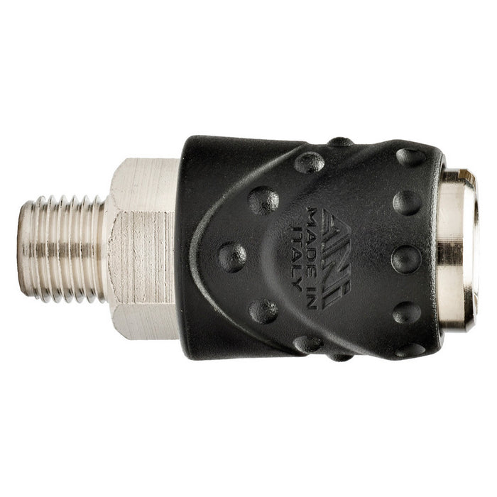 rubinetto rapido universale a sfere filettato masc 3/8 cod:ferx.503752nlm