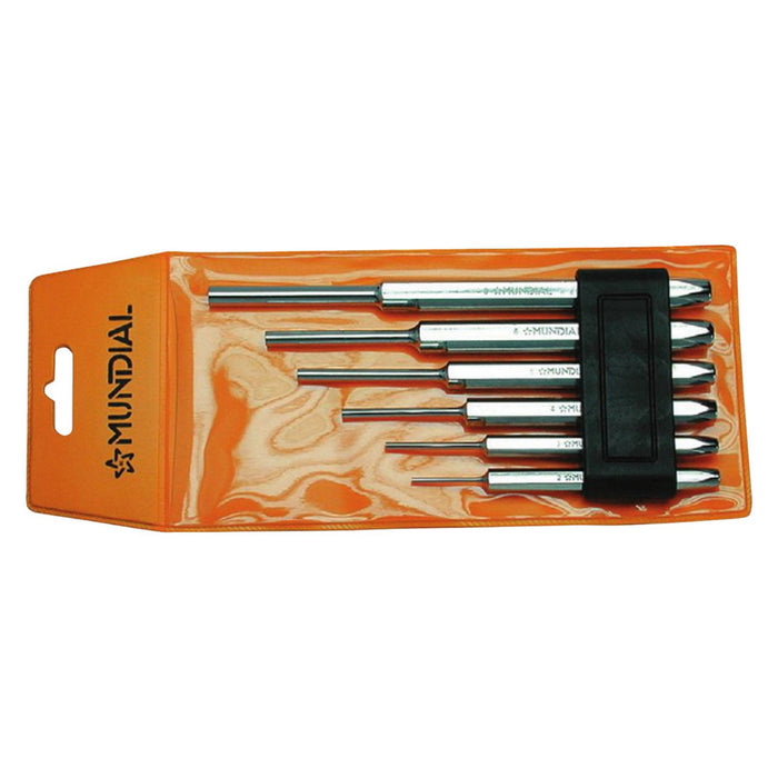 serie cacciaspine per meccanici 6 pz - ã˜ 2/3/4/5/6/8 cod:ferx.5023560nlm