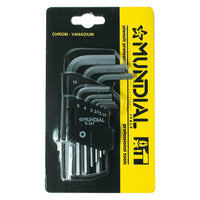 chiavi esagonali in serie (1,5-10) 9 pezzi codice 513425 cod:ferx.513425nlm