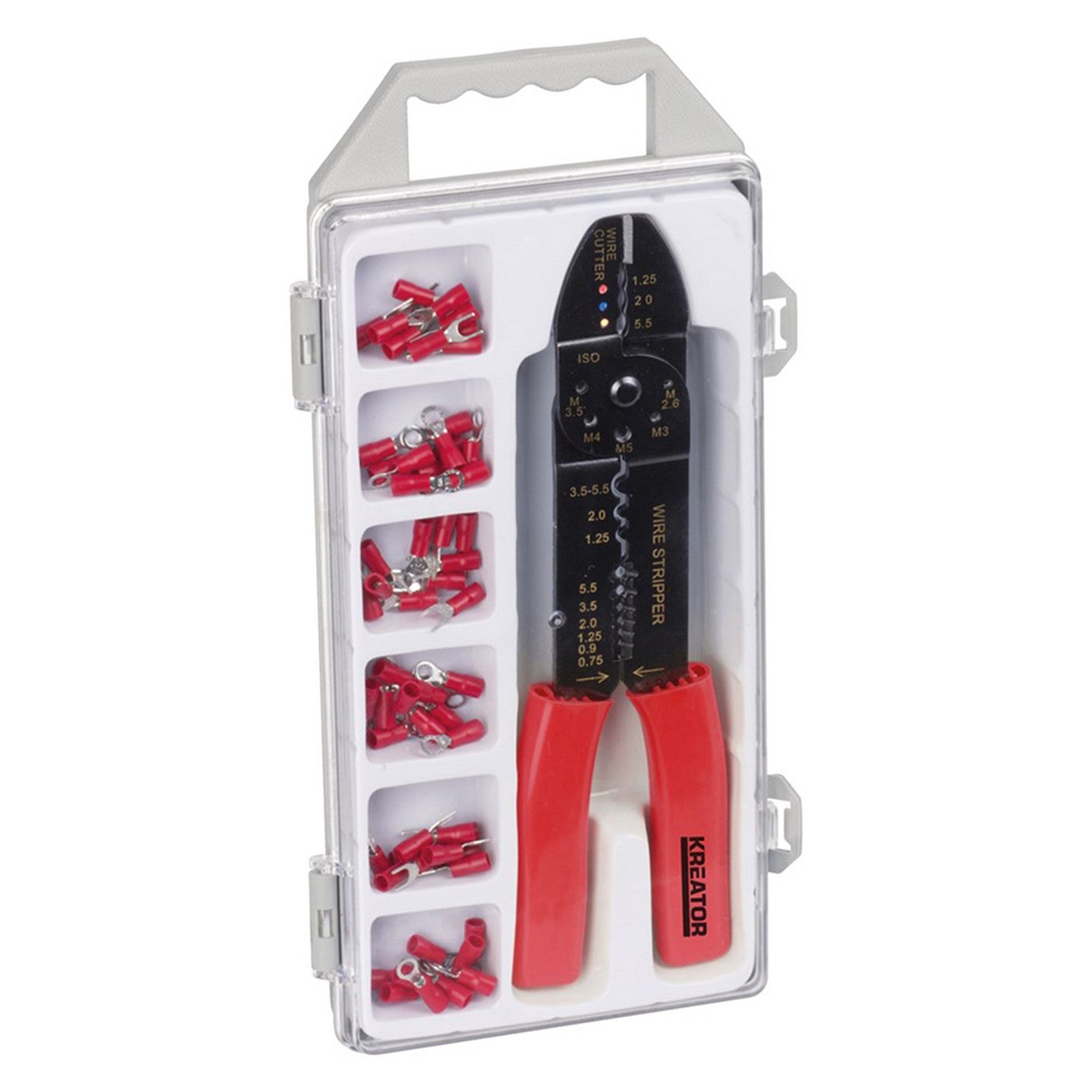 pinza per capicorda e terminali isolati mm 230 cod:ferx.513925nlm