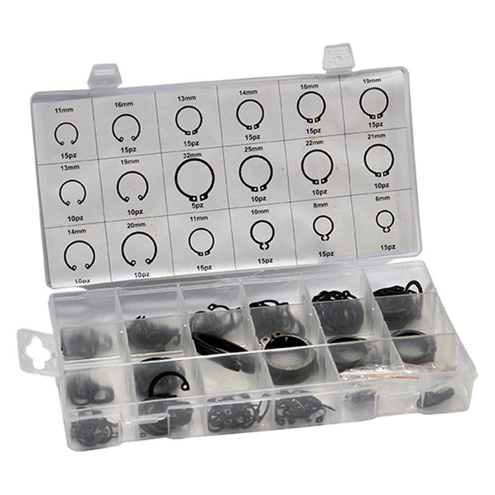 anelli elastici in cassetta 300 pezzi cod:ferx.312602nlm