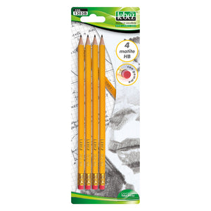 24blister matita con gomma 4 pezzi cod:ferx.5073240nlm
