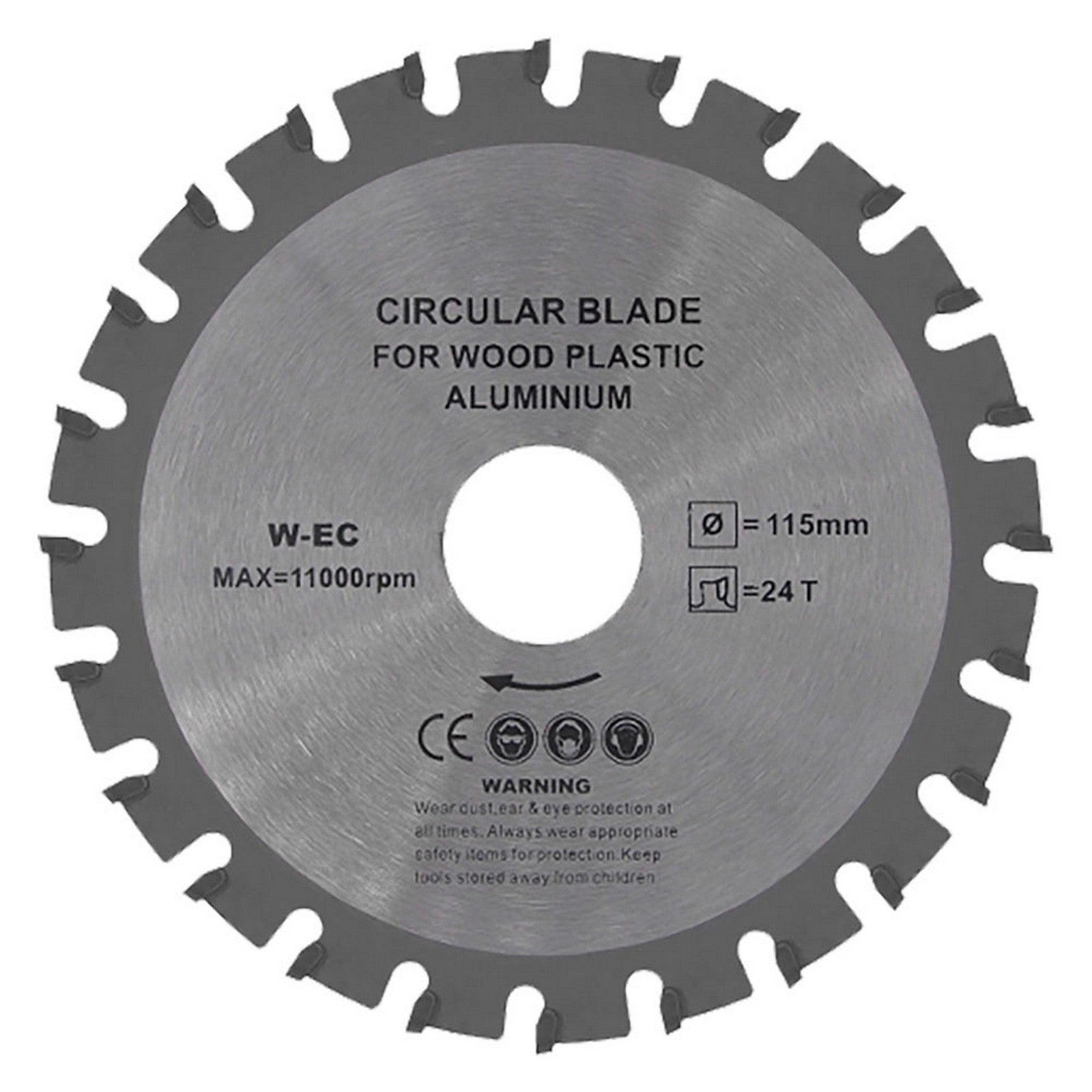 disco professionale per legno ''5950'' ø115 - 24 denti cod:ferx.5010090nlm