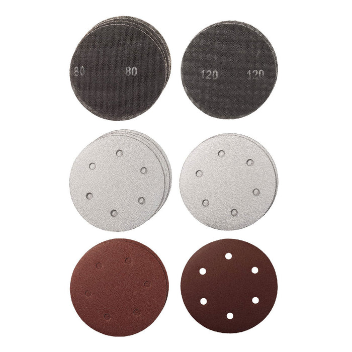 set 15 dischi abrasivi a griglia per levigatrice per muro 'tc-dw 225' cod:ferx.5041010nlm