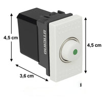 Dimmer resistivo deviato bticino livinglight n4402 500w