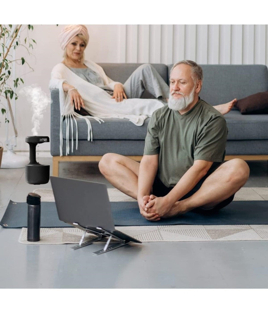 Umidificatore Aria Antigravità  Diffusore Aromi Goccia Acqua Orologio Aromaterapia         