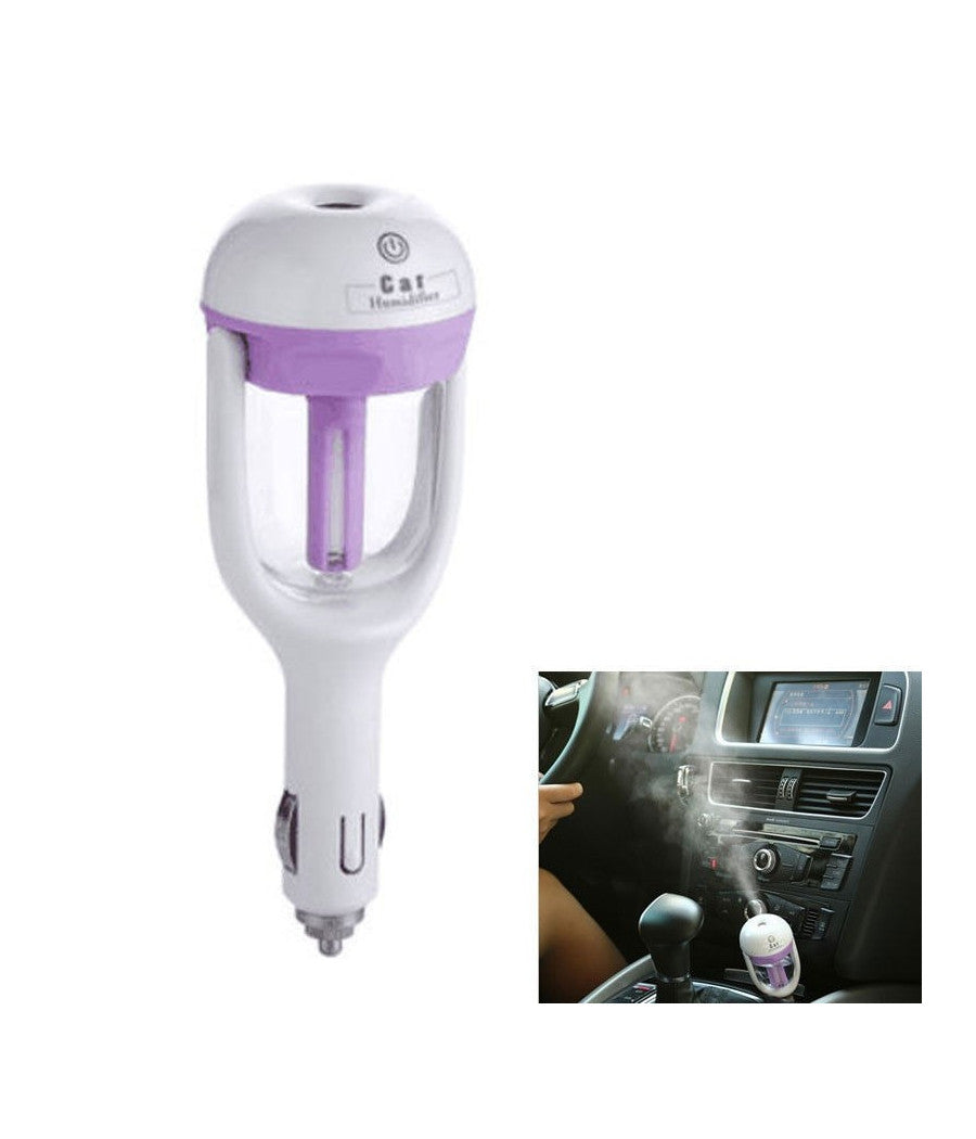 Umidificatore Aria Olio Essenziale Aromaterapia Diffusore Purificatore Per Auto         