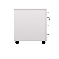 Cassettiera da ufficio con Rotelle LEVEL, L 42 x P 56 x H 61 cm (Bianco)