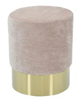 Puff Goldy Rosa Cm Ø 35X42