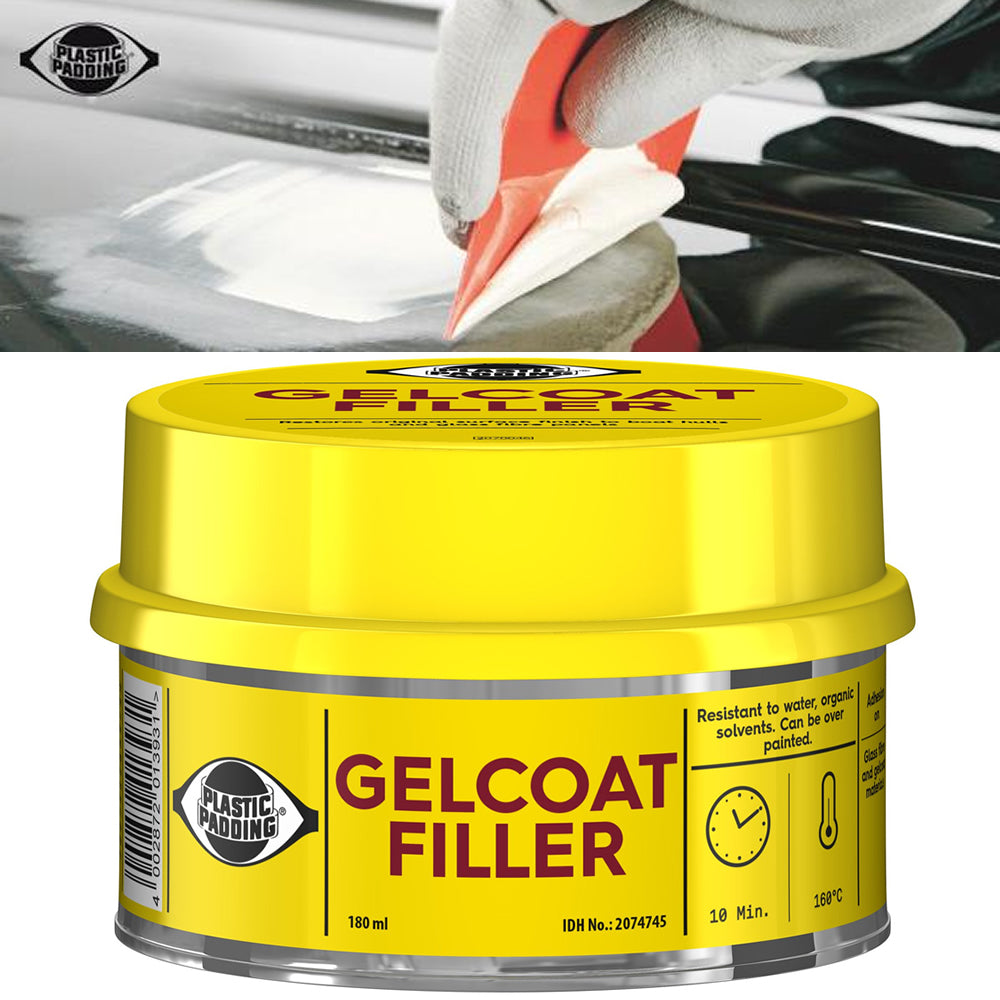 Gelcoat filler kit riparazione e fissaggio vetroresina colore bianco loctite ml 180