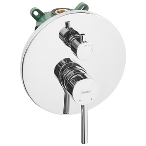 Set doccia a incasso in ottone argentato 3 modalità di getto a pioggia Funzione doccia a parete Sistema doccia a sospensione Stile moderno