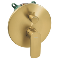 Set doccia a incasso in ottone oro 3 modalità di getto a pioggia Funzione doccia a parete Sistema doccia a sospensione Stile moderno