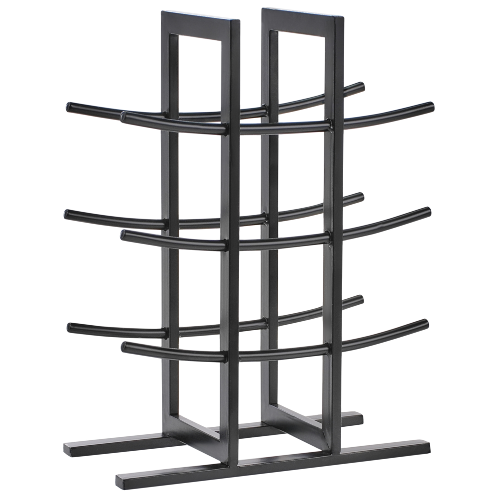 Portabottiglie irregolare in ferro per bottiglie Nero stile moderno