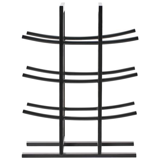 Portabottiglie irregolare in ferro per bottiglie Nero stile moderno