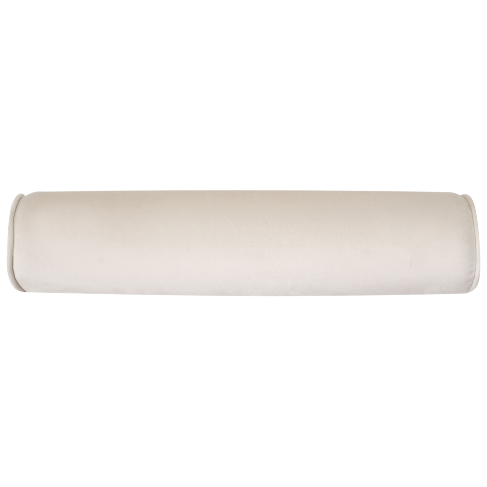 Chaise longue Rivestimento in velluto Beige con contenitore a versione Destra con supporto