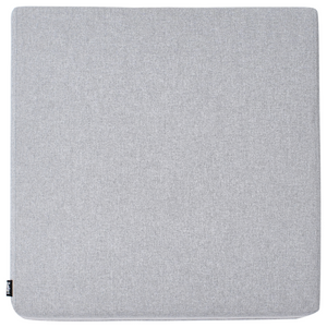 Poltrona da giardino grigia con struttura sintetica sedia da esterno con cuscini stile moderno