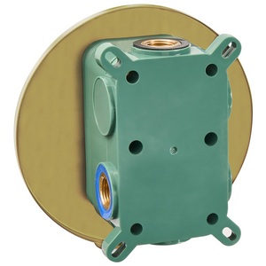 Set doccia a incasso in ottone 3 modalità di getto con funzione a muro Oro stile modero