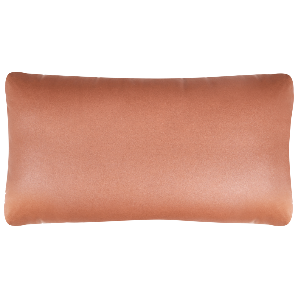 Divano angolare a 1 posto Modulo in ecopelle marrone dorato Brande stile moderno