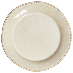 Set di 24 stoviglie in gres caolino beige chiaro fatto a mano con smalto reattivo Cucina Sala da pranzo