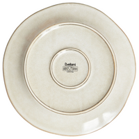 Set di 24 stoviglie in gres caolino beige chiaro fatto a mano con smalto reattivo Cucina Sala da pranzo